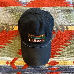 LL Bean Navy Adjustable Dad Cap Hat